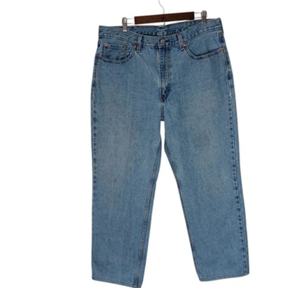 Levis 501 Jeans Mens 40x32 Blue‎ Denim Straight Leg Button Fly 501-0193 Classic